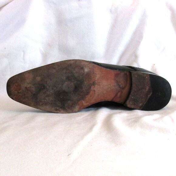 Oliver Sweeney Black Foster Oxfords Size 8 Leather Wing Tips